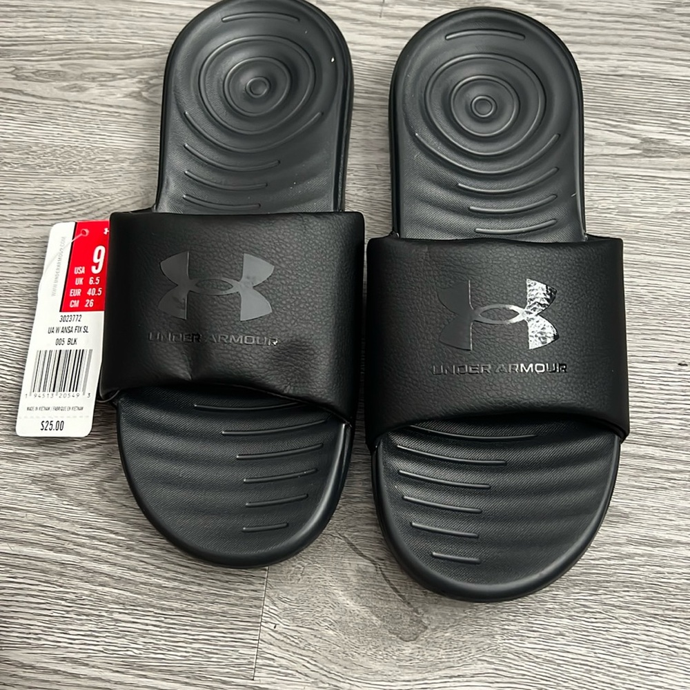 Under Armour slides Women's size 9 - New without box